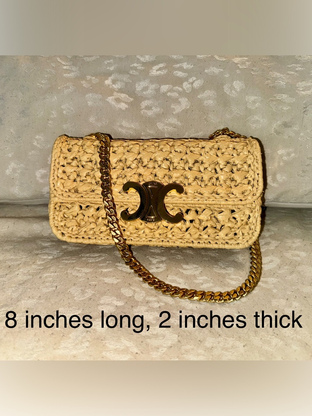 Celine (In$pired) Beige Raffia Bag!